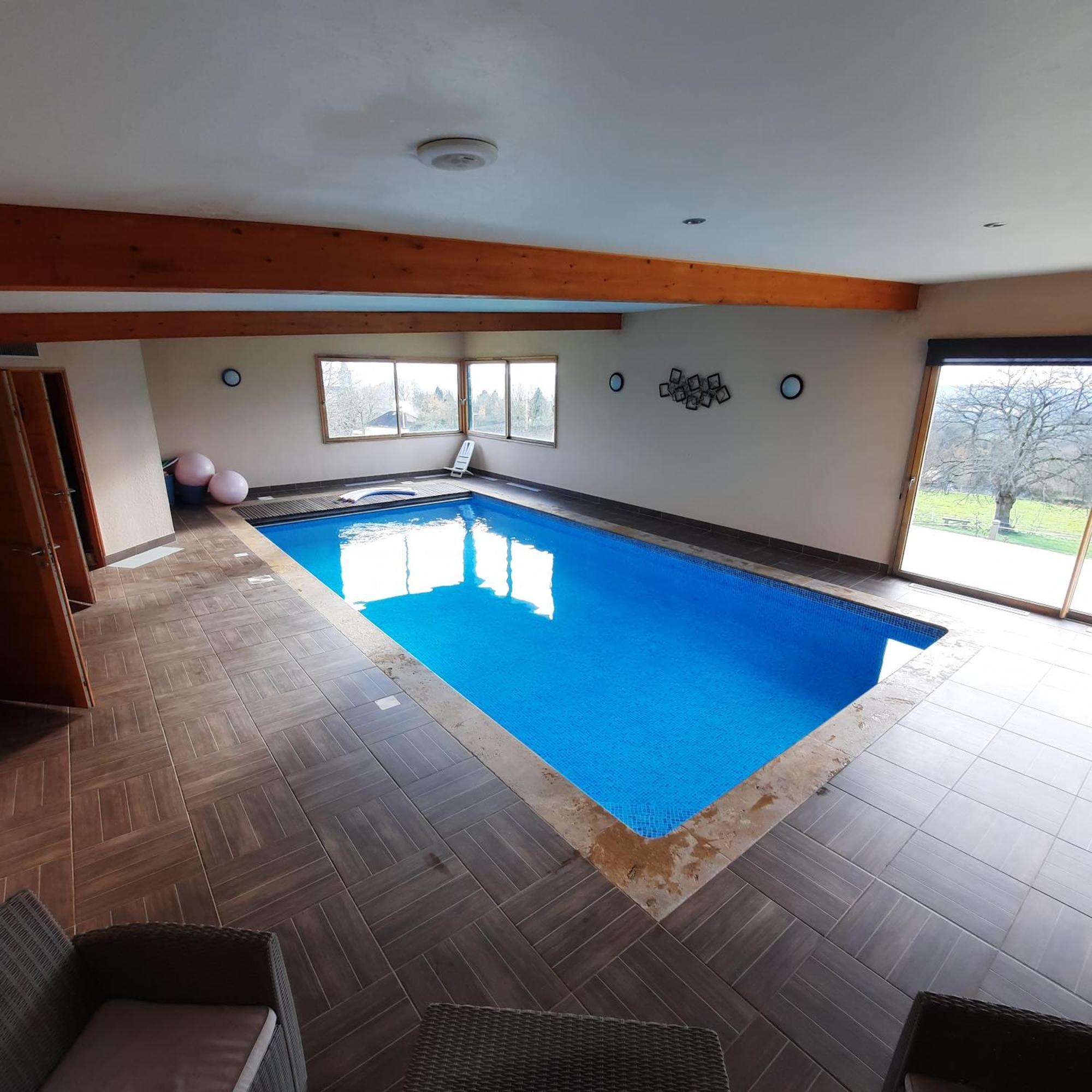 Magnifique Villa Avec Piscine Interieure Saint-Pois Exteriör bild